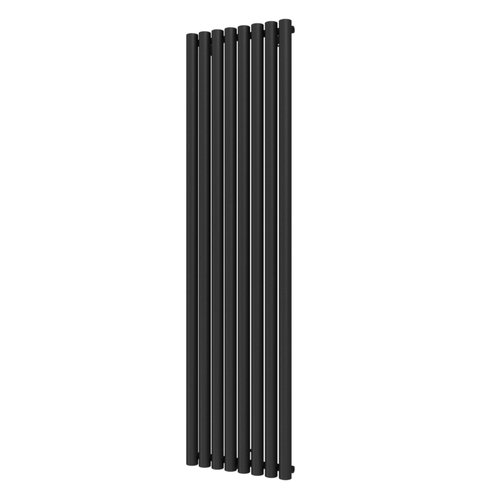 Designradiator Plieger Trento 1086 Watt Middenaansluiting 180x47 cm Black Graphite 