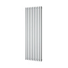 Plieger Designradiator Plieger Trento 1357 Watt Middenaansluiting 180x59 cm Zilver Metallic