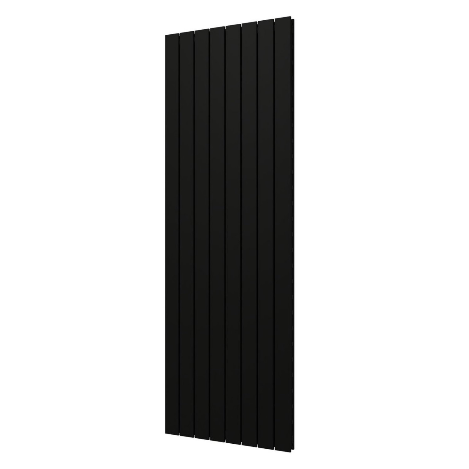 Plieger Designradiator Cavallino Retto Dubbel 1549 Watt Middenaansluiting 180x60,2 cm Mat Zwart