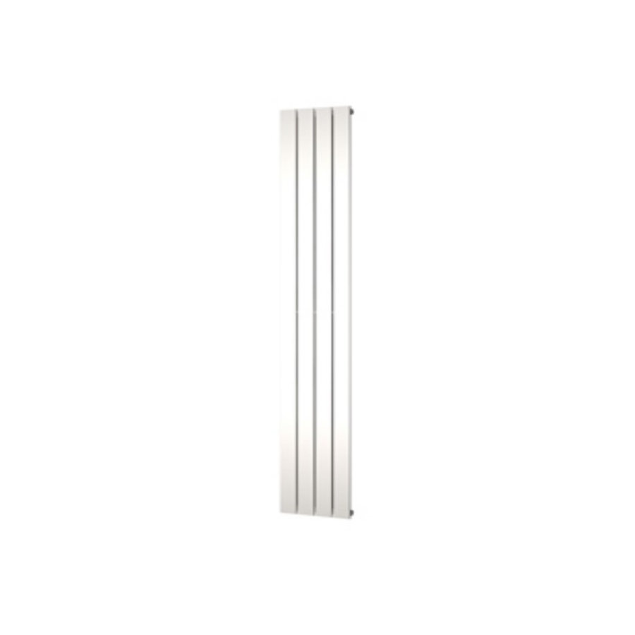 Designradiator Plieger Cavallino Retto Enkel 666 Watt Middenaansluiting 200x29,8 cm Mat Zwart