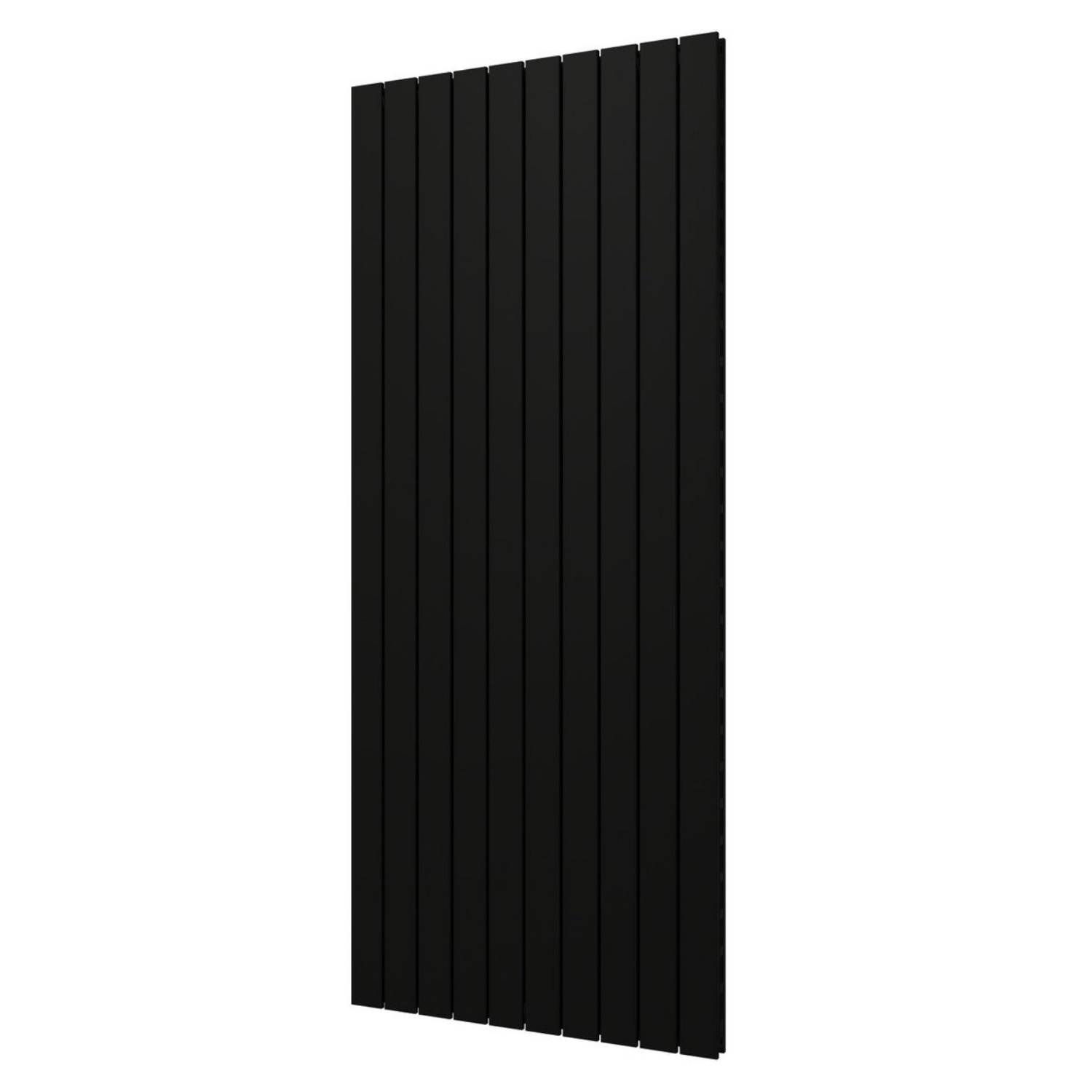 Plieger Designradiator Cavallino Retto Dubbel 1936 Watt Middenaansluiting 180x75,4 cm Zwart