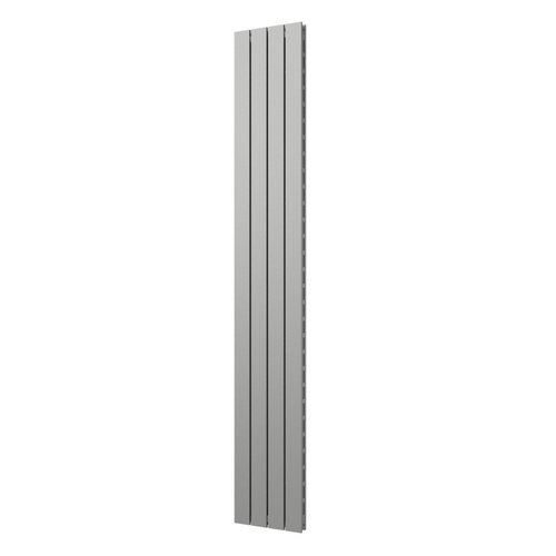 Designradiator Plieger Cavallino Retto Dubbel 905 Watt Middenaansluiting 200x29,8 cm Pearl Grey 