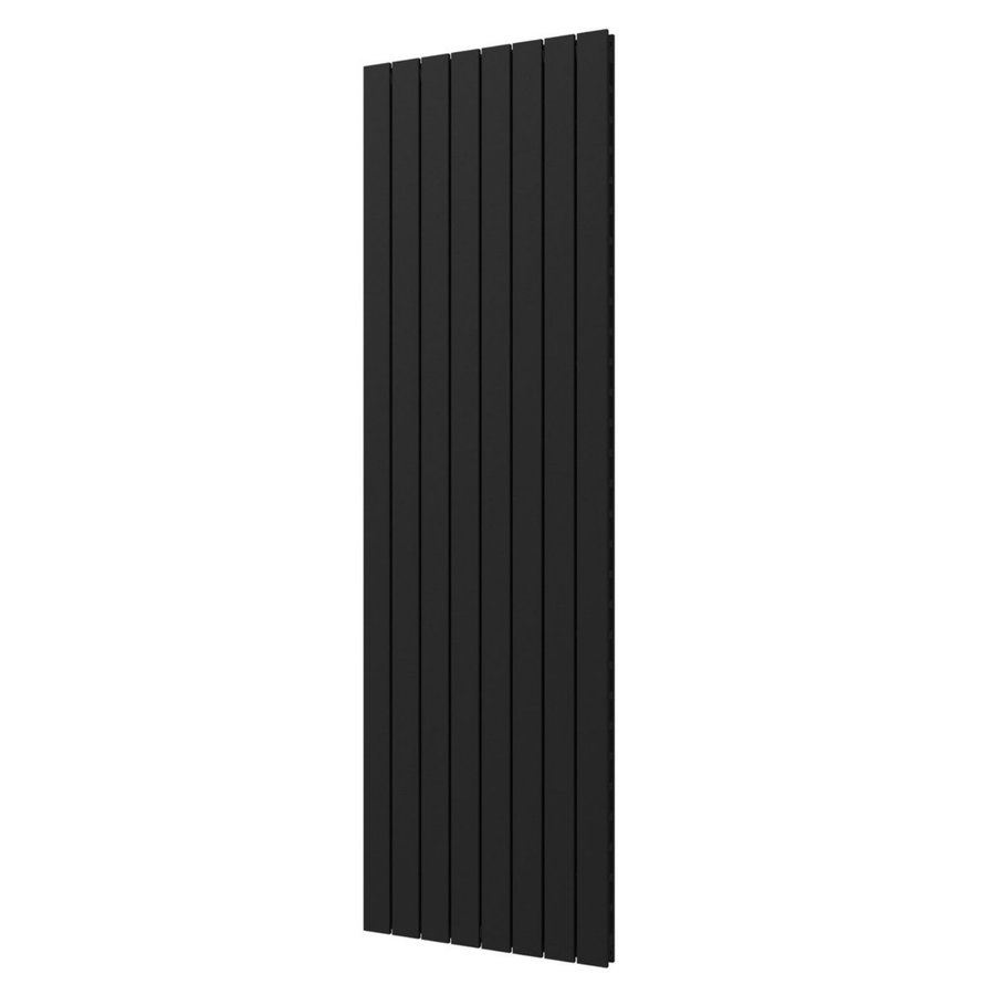 Designradiator Plieger Cavallino Retto Dubbel 1716 Watt Middenaansluiting 200x60,2 cm Donkergrijs Structuur