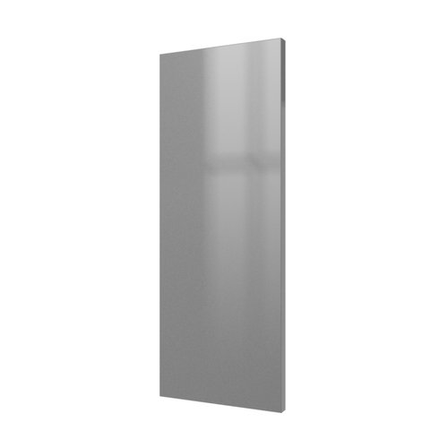 Designradiator Plieger Perugia 549 Watt Middenaansluiting 120,6x45,6 cm Zilver Metallic 