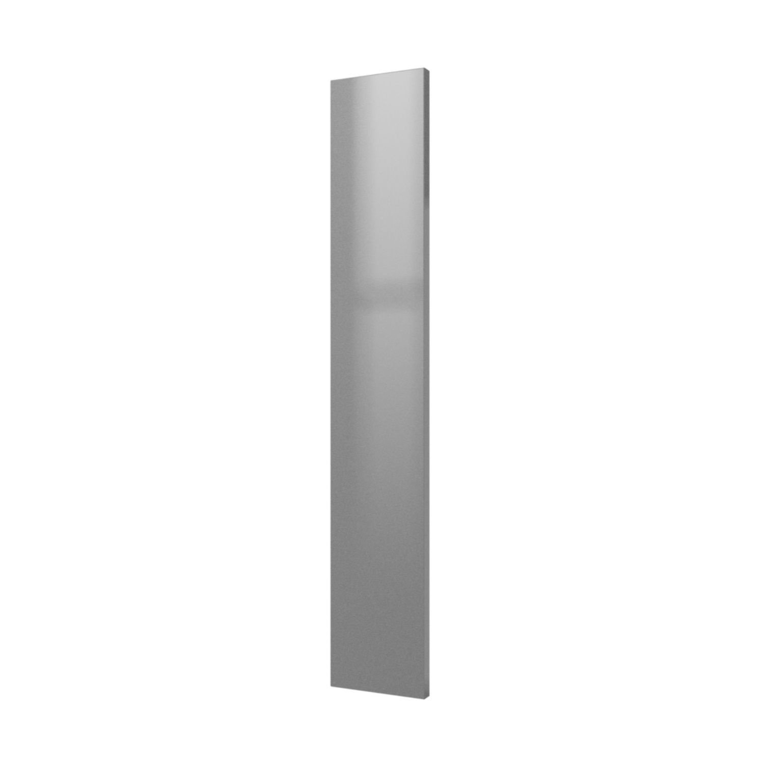 Plieger Designradiator Perugia 535 Watt Middenaansluiting 180,6x30,4 cm Zilver Metallic