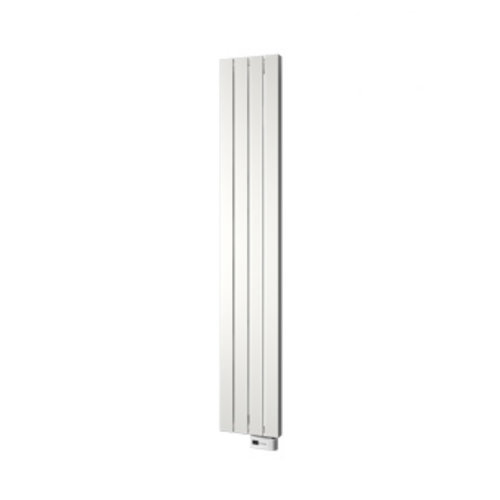 Designradiator Plieger Cavallino Retto Elektrisch 800 Watt 180x29,8 cm Zilver Metallic 