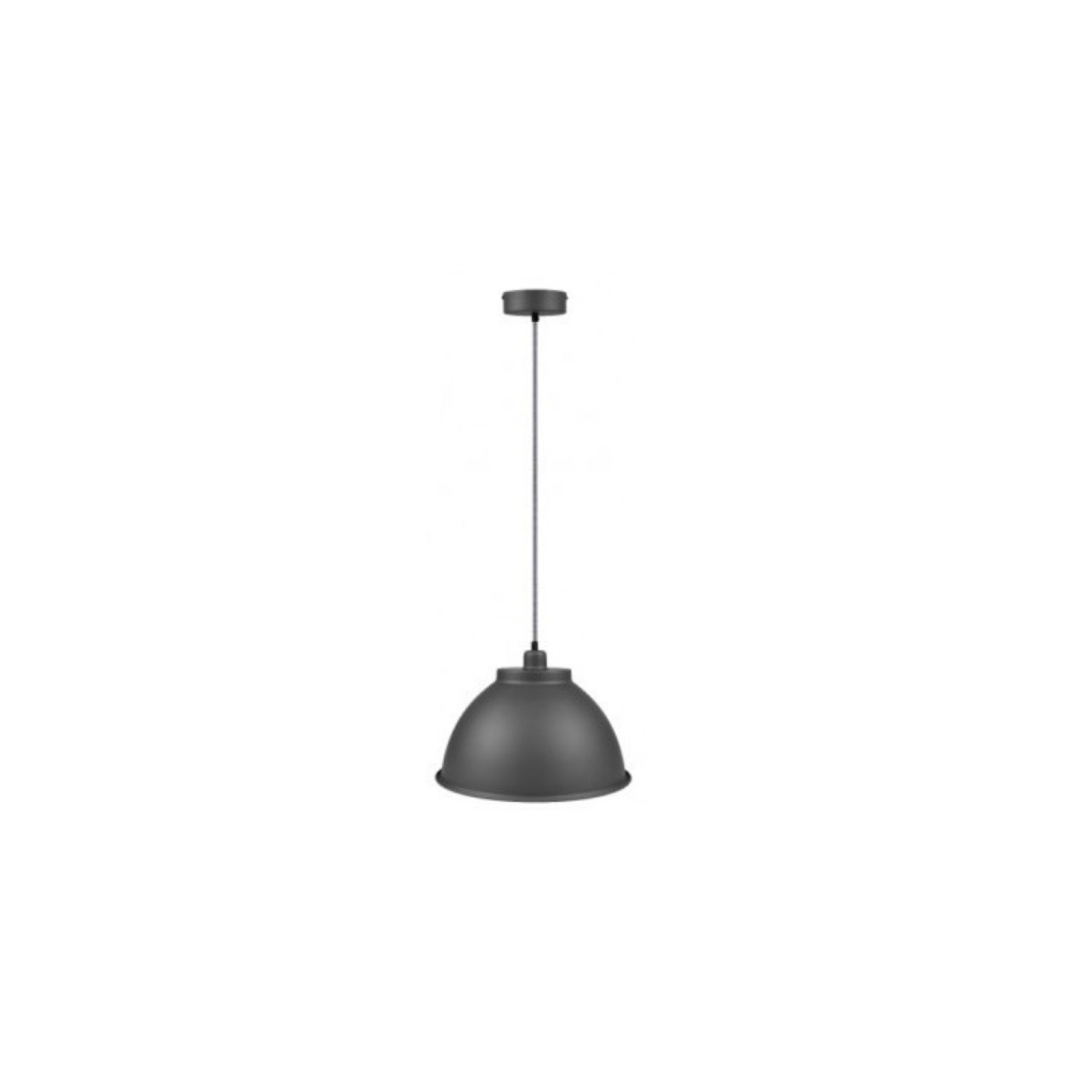 Hanglamp Sanimex Njoy Industrieel IP20 Met E27 Fitting 380x250 mm Grijs Sanimex