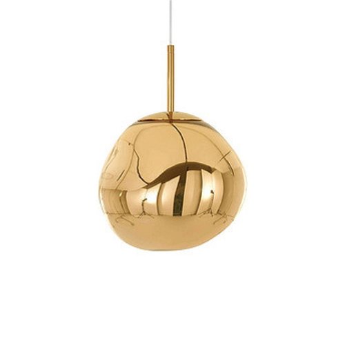 Hanglamp Sanimex Njoy Met E27 Fitting 27 cm Inclusief 4W Lamp Glas Goud 