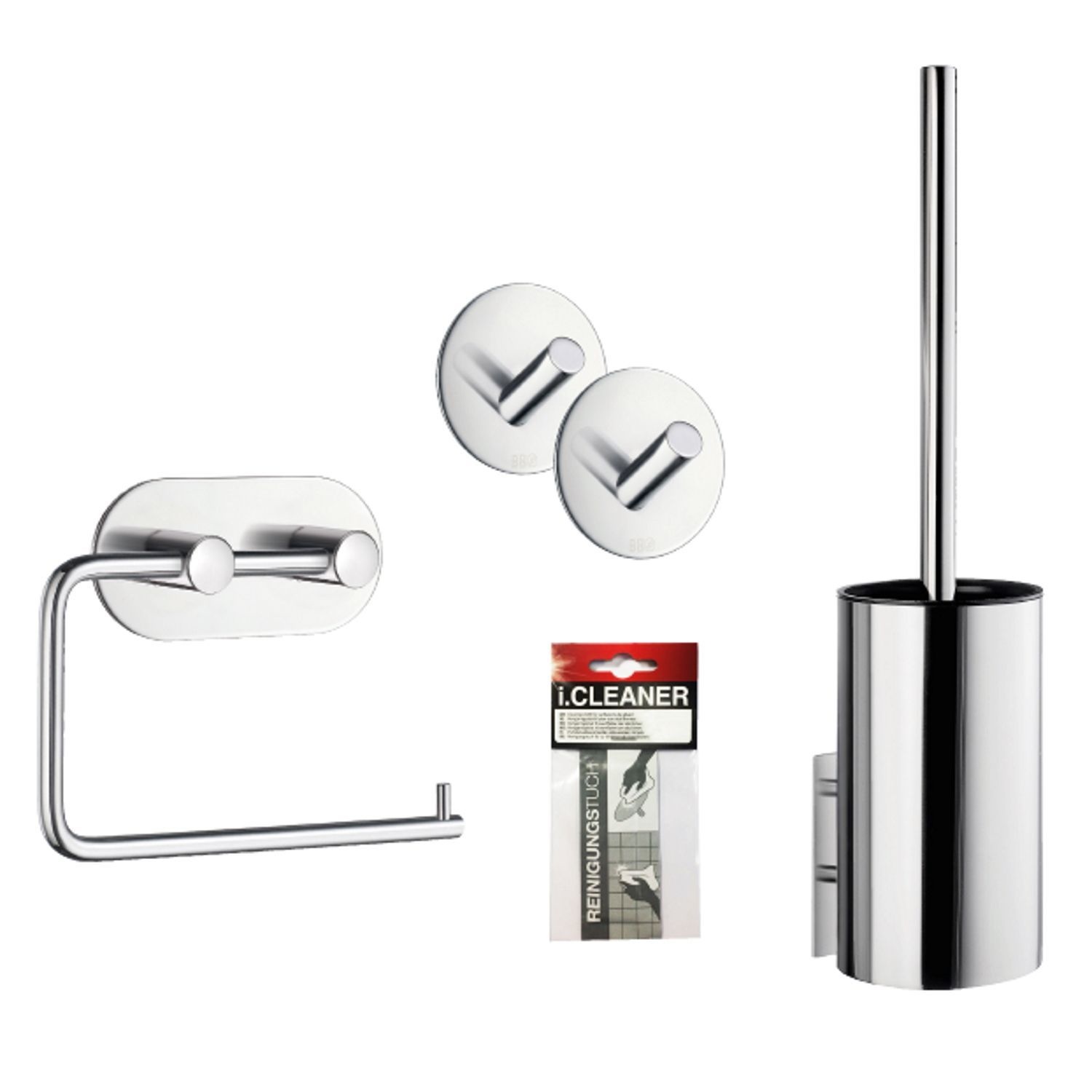 Toiletset Accessoires Smedbo Smart Pack Chroom Smedbo