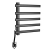 Handdoekradiator Sapho Elcor 48x52 cm 85 Watt Mat Zwart