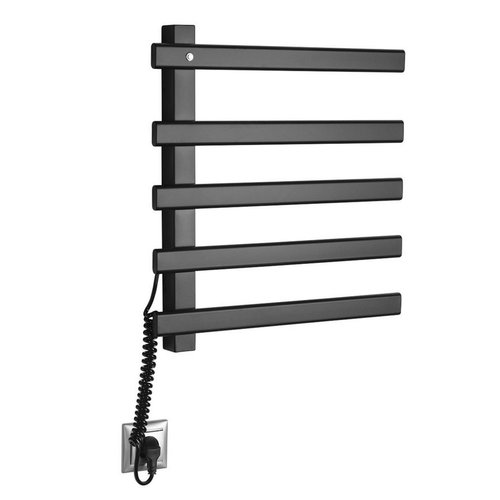 Handdoekradiator Sapho Elcor 48x52 cm 85 Watt Mat Zwart 