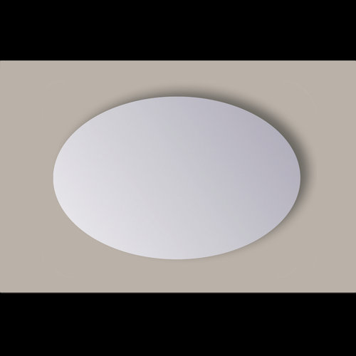 Spiegel Ovaal Sanicare Q-Mirrors 80x120 cm PP Geslepen Incl. Ophanging 