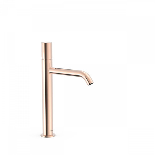 Wastafelmengkraan Tres Study Exclusive 32,5 cm 1-Knop Rond Rosé Goud 