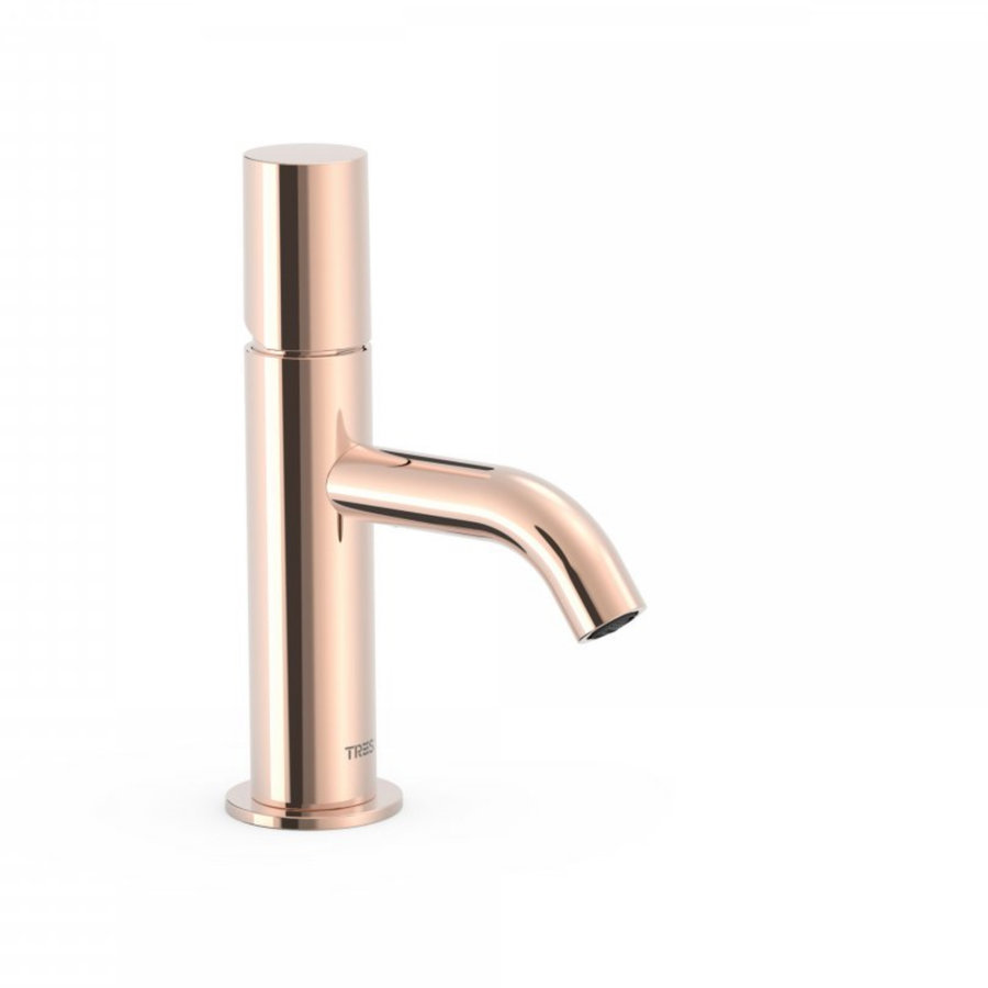 Wastafelmengkraan Tres Study Exclusive 19,5 cm 1-Knop Rond Rosé Goud