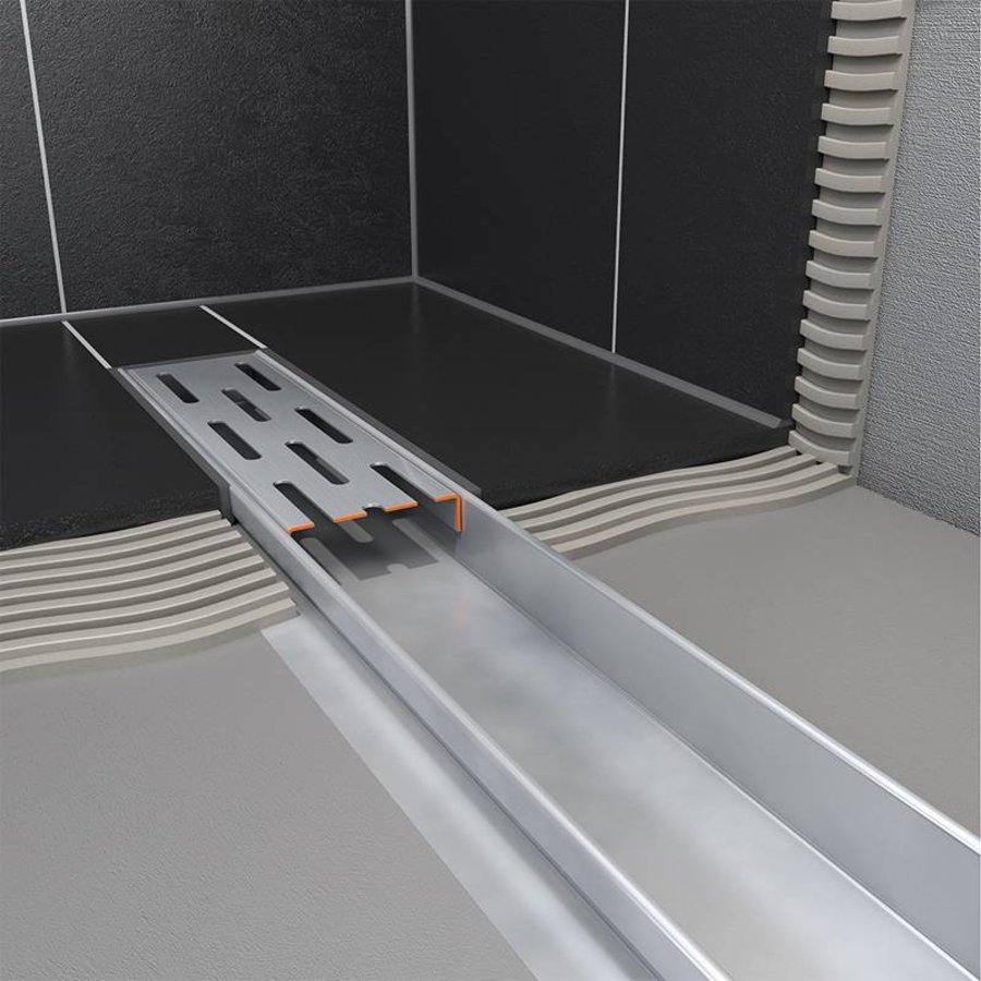 Aanklager beneden Hoe dan ook Easy Drain Compact 30 Mm Met Flens 50 T/M 120 Cm | Douchegoten - Megadump  Tiel