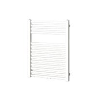 Designradiator Plieger Roma M 80,5 x 60 cm 458 Watt Middenaansluiting Antraciet Metallic