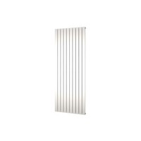 Designradiator Plieger Cavallino Retto Enkel 1666 Watt Middenaansluiting 200x75,4 cm Wit Structuur