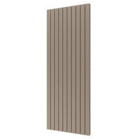 Designradiator Plieger Cavallino Retto Dubbel 2146 Watt Middenaansluiting 200x75,4 cm Zandsteen