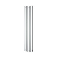 Designradiator Plieger Trento 814 Watt Middenaansluiting 180x35 cm Mat Zwart