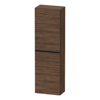 Hoge Kast Duravit D-Neo Kolomkast Wand 132 cm Rechtsdraaiend Mat Noten (Donker)