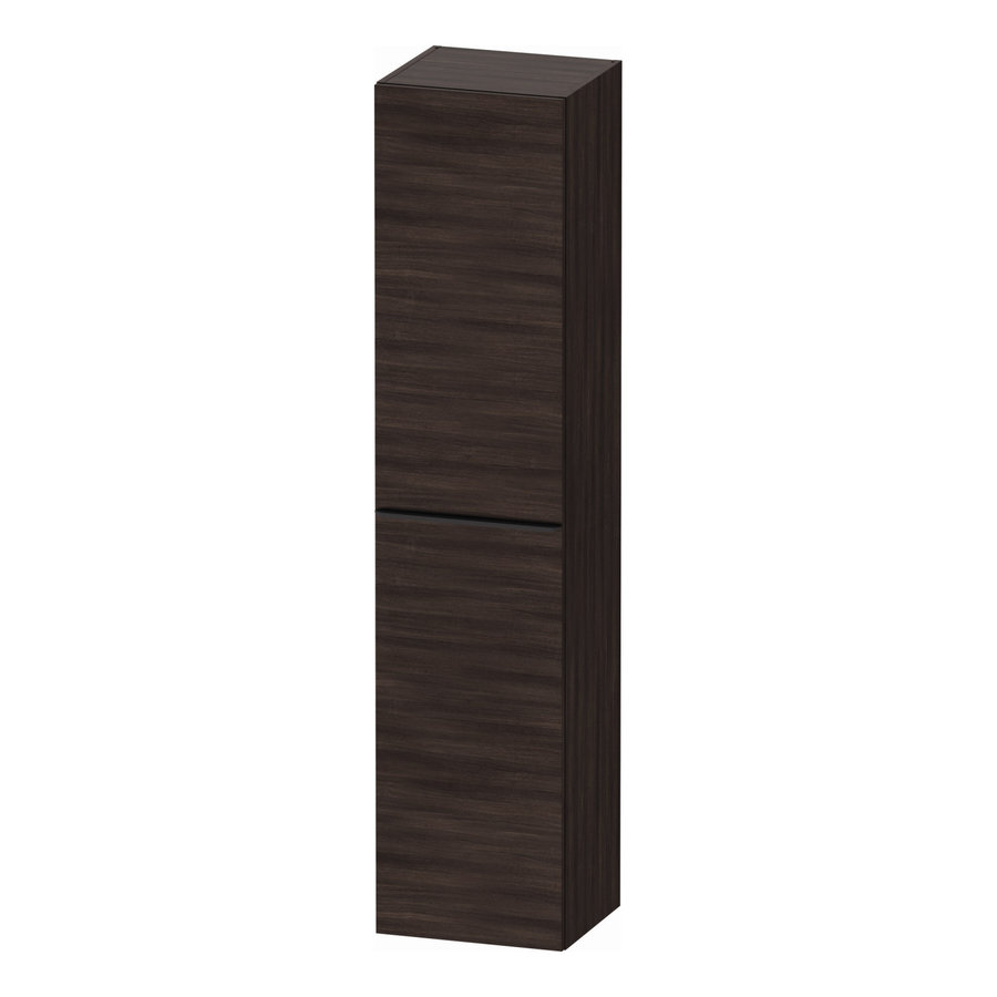 Hoge Kast Duravit D-Neo Kolomkast Wand 176 cm Rechtsdraaiend Mat Kastanje (Donker)