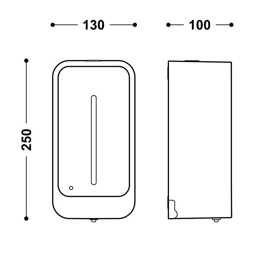 Elektronische Zeepdispenser Tres Tempo Standard Wit