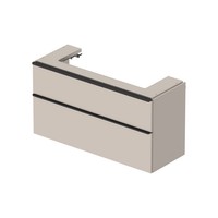 Badmeubel Duravit D-Neo Wand 118.4x44.2x62.5 cm Mat Taupe