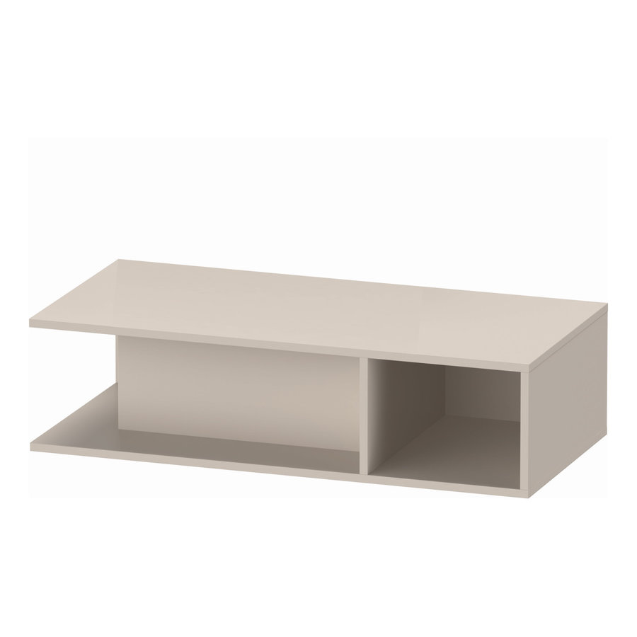 Badmeubel Duravit D-Neo Wand 100x48x26 cm Rechts Mat Taupe