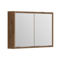 Spiegelkast Allibert Sorento Stopcontact VDE 100x69x17 cm Eik Cognac