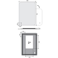 Badkamerspiegel Hotbath 70x50 cm Incl LED En Spiegelverwarming IP44