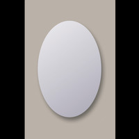 Spiegel Ovaal Sanicare Q-Mirrors 120x80 cm PP Geslepen Incl. Ophanging