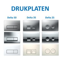 Up100 Toiletset 11 V&B Subway 2.0 Compact Met Delta Drukplaat