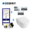 Geberit Up100 Toiletset 22 Villeroy & Boch Subway 2.0 Met Delta Drukplaat