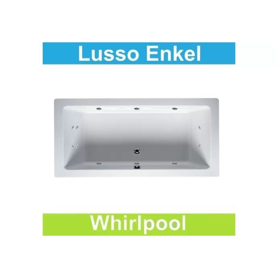 Ligbad Riho Lusso 200x90 cm Whirlpool Enkel systeem