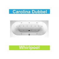 Ligbad Riho Carolina 180 x 80 cm Whirlpool Dubbel systeem