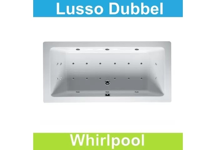 Ligbad Riho Lusso 180 x 90 cm Whirlpool Dubbel systeem Riho
