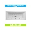 Villeroy en Boch Ligbad Villeroy & Boch Architectura 190x90 cm Balboa Whirlpool systeem Dubbel