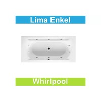 Ligbad Riho Lima 200x90 cm Whirlpool Enkel systeem