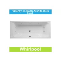 NIET MEER LEVERBAAR Ligbad Villeroy & Boch Architectura 180x80 cm Balboa Whirlpool systeem Enkel