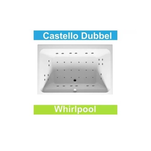 Ligbad Riho Castello 180x120 cm Whirlpool Dubbel systeem 