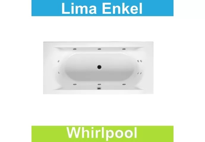 Ligbad Riho Lima 190x90 cm Whirlpool Enkel systeem Riho