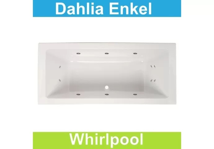 Whirlpool Boss & Wessing Dahlia 180x80 cm Enkel systeem Boss & Wessing