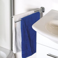 Dubbele Handdoekhouder Sapho Rumba Draaibaar 45 cm Chroom