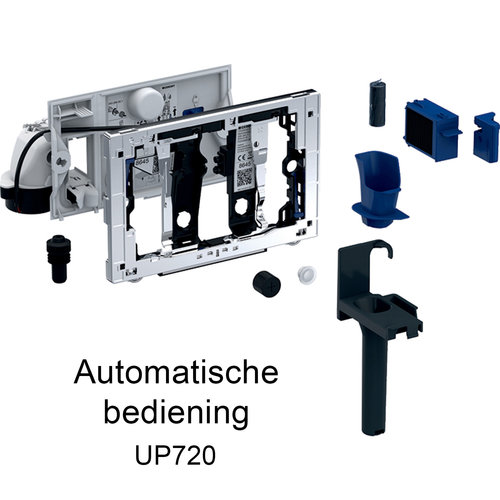 Module Geurzuivering Geberit Duofresh Met Toiletstickhouder Oriëntatielicht Automatische Activering UP720 Sigma 8 Achterplaat Antracietgrijs of Glanschroom 