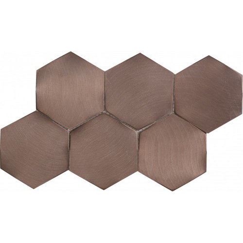 Hexagon Dune Icon 28x16.2 cm Copper (prijs per stuk) 