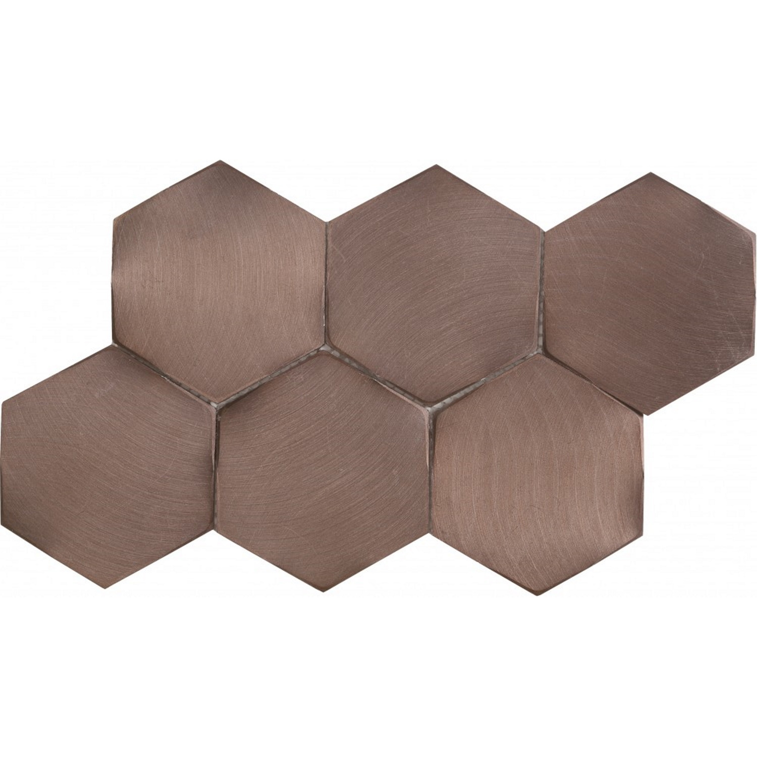 Hexagon Dune Icon 28x16.2 cm Copper Dune Ceramics