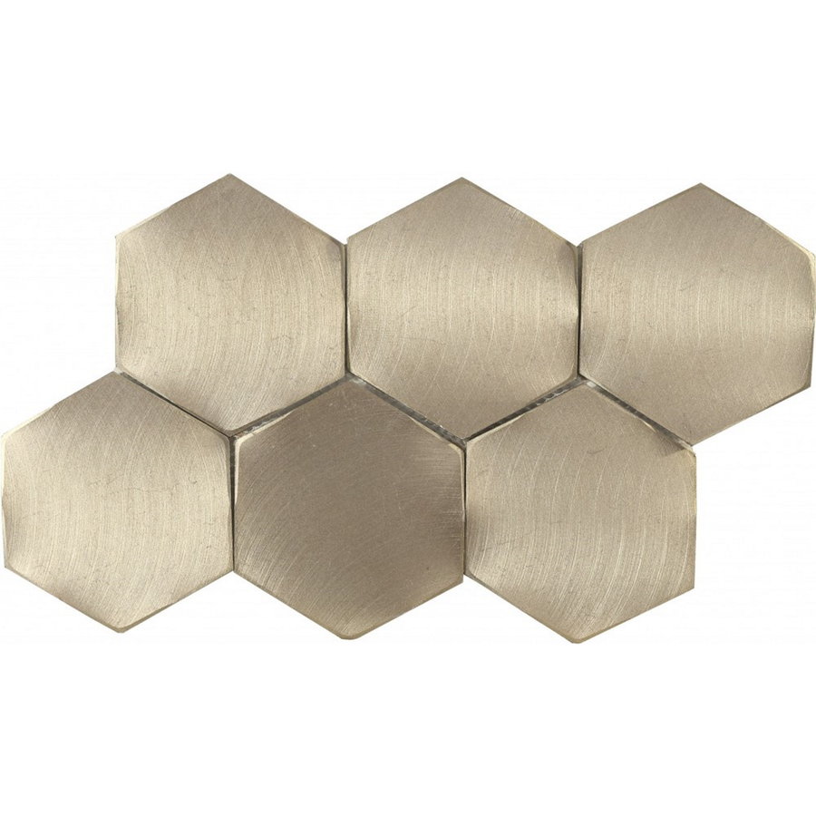 Hexagon Dune Icon 28x16.2 cm Gold (prijs per stuk) OP=OP
