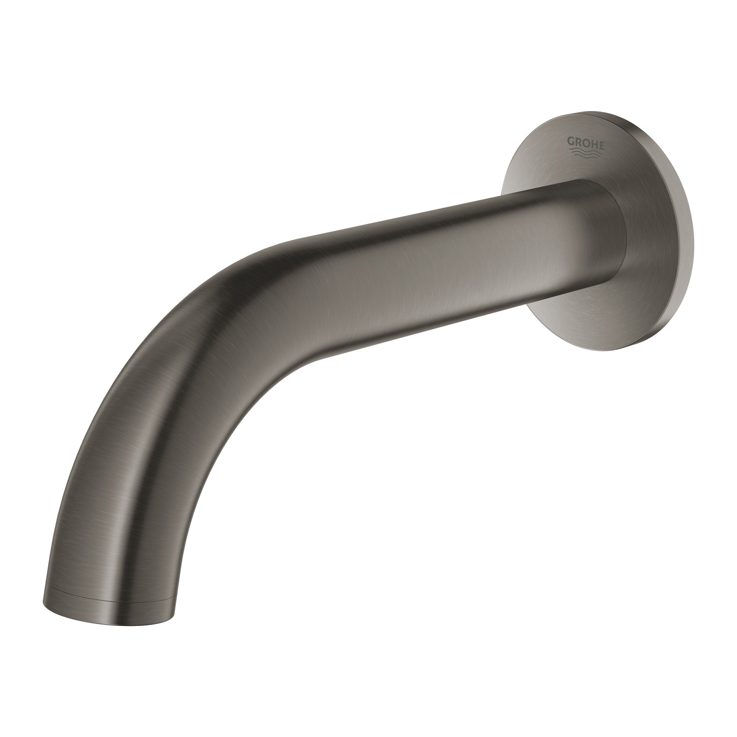 Grohe Baduitloop Atrio Hard Graphite Geborsteld