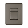 Grohe Bedieningsplaat Grohe Skate Cosmopolitan DualFlush Hard Graphite Geborsteld