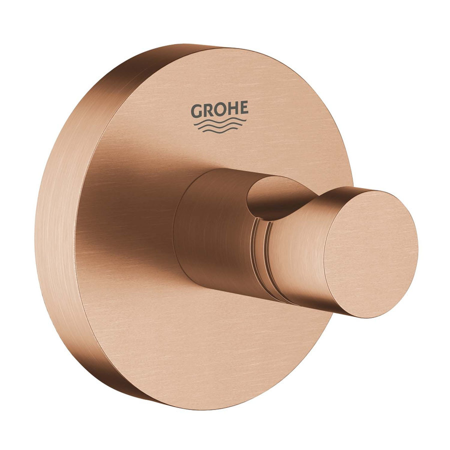 Handdoekhaak Grohe Essentials Warm Sunset Geborsteld